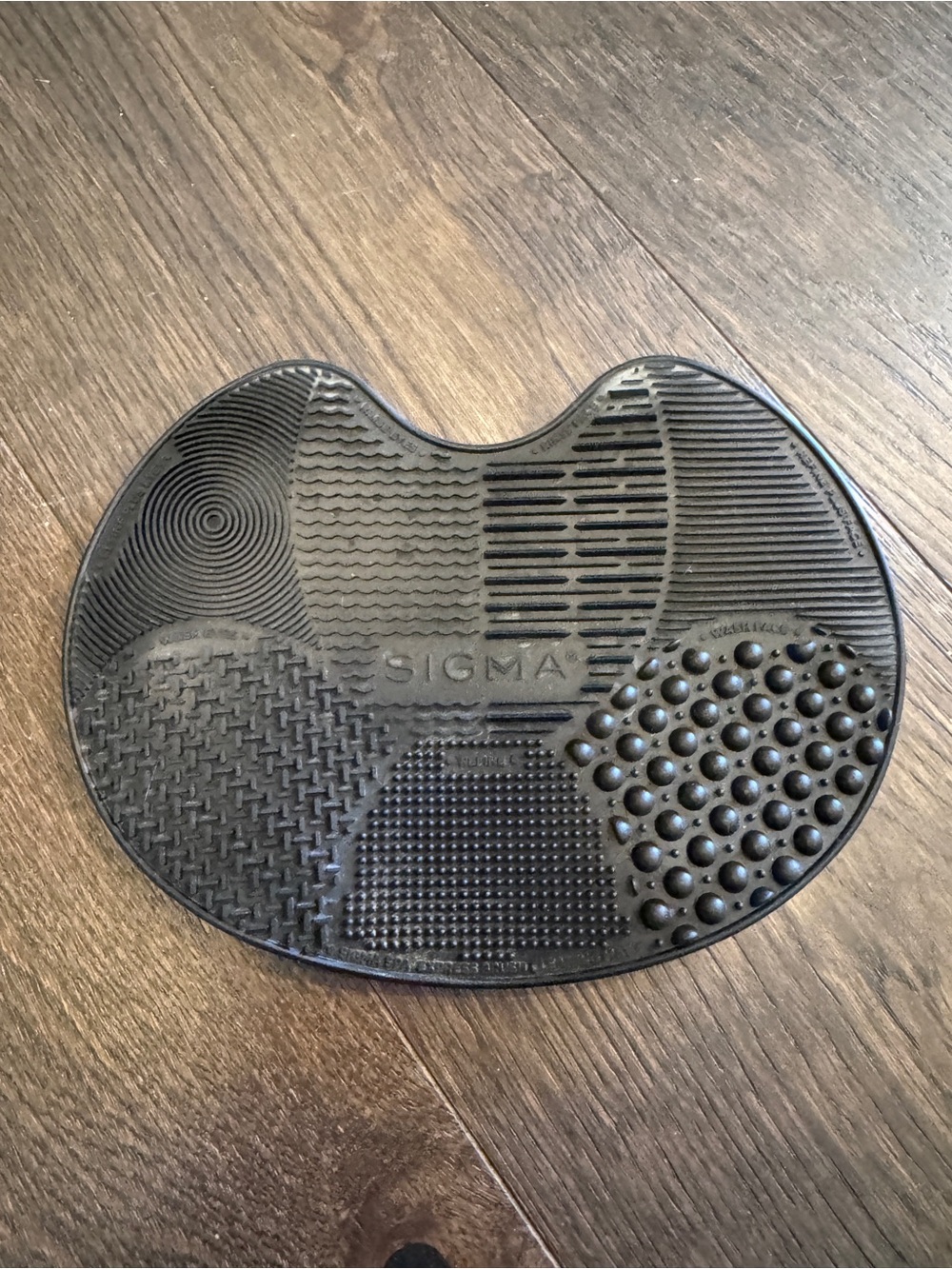 Sigma Black Makeup Brush Cleaning Mat